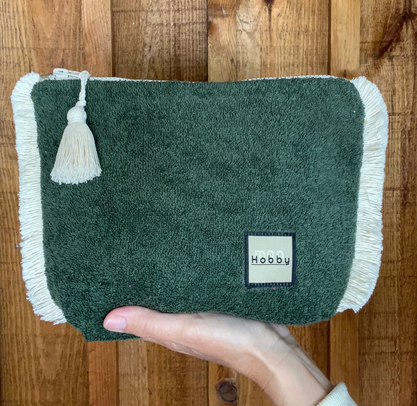 Pochette WEEKEND kaki