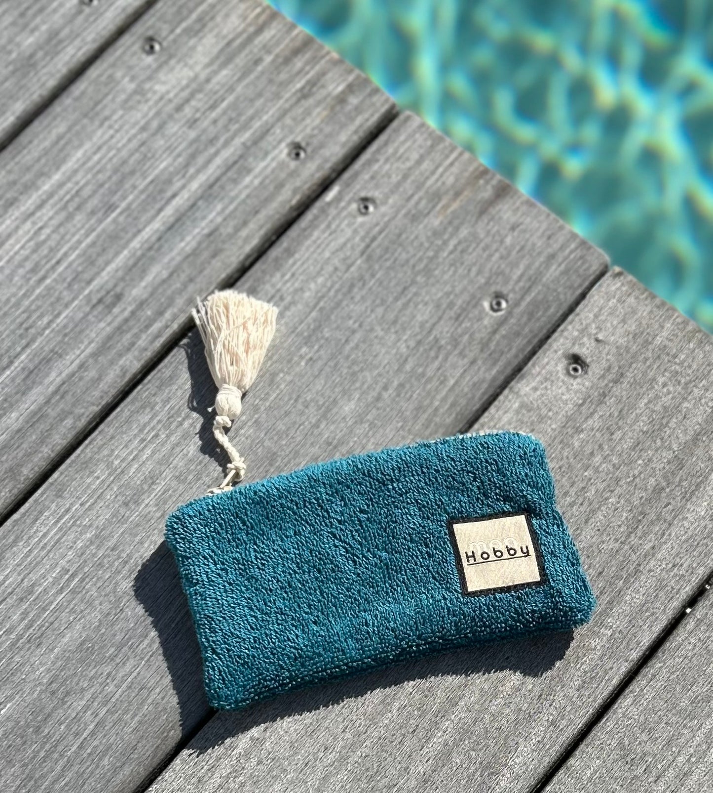 La pochette BABY Bleu canard