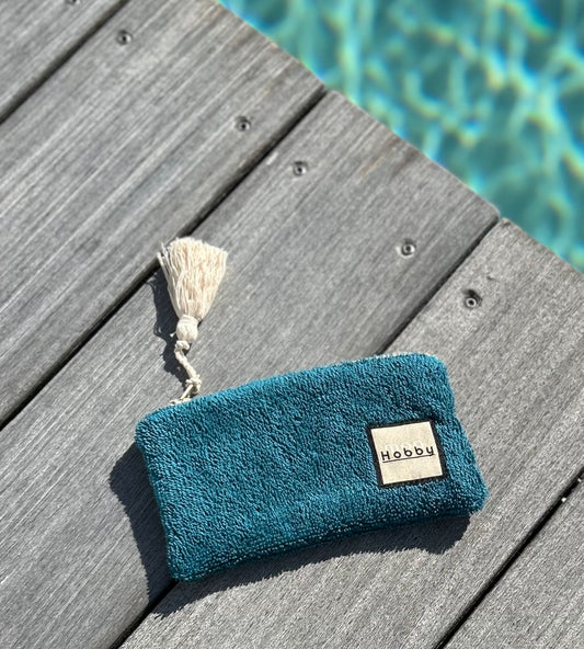 La pochette BABY Bleu canard