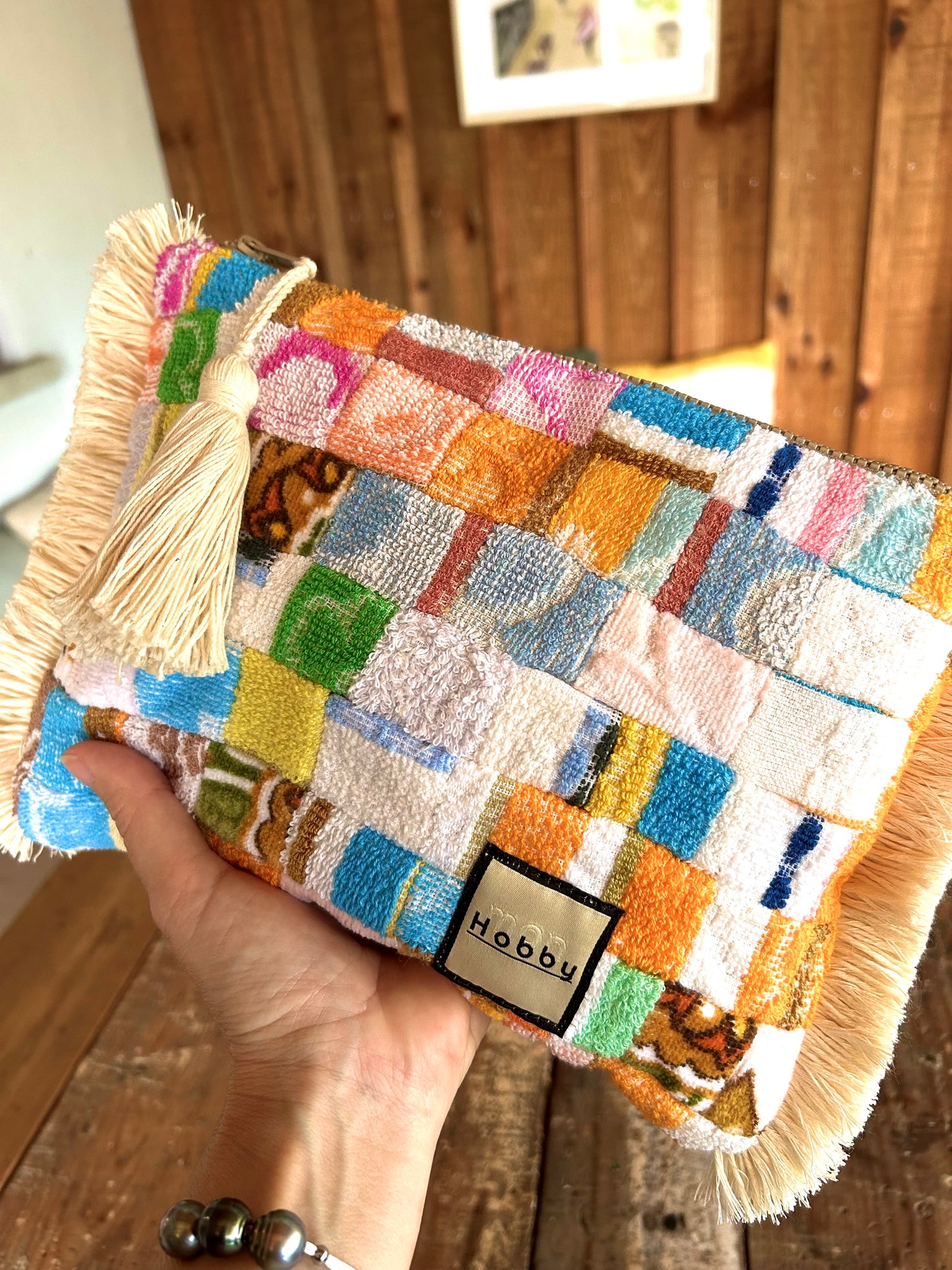 Sur commande 💝La pochette TRENDY PATCHWORK 🌸