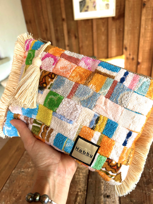 Sur commande 💝La pochette TRENDY PATCHWORK 🌸