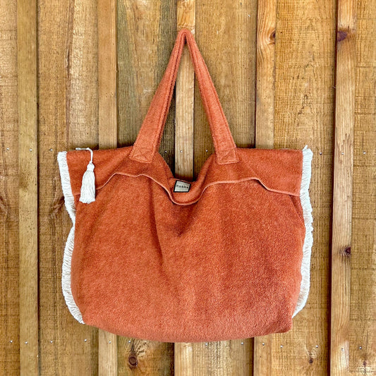 Le cabas BIG-BIG Terracotta - Orange brûlée