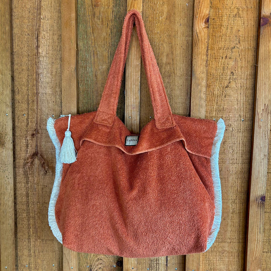 Le cabas BIG Terracotta-Orange brûlée
