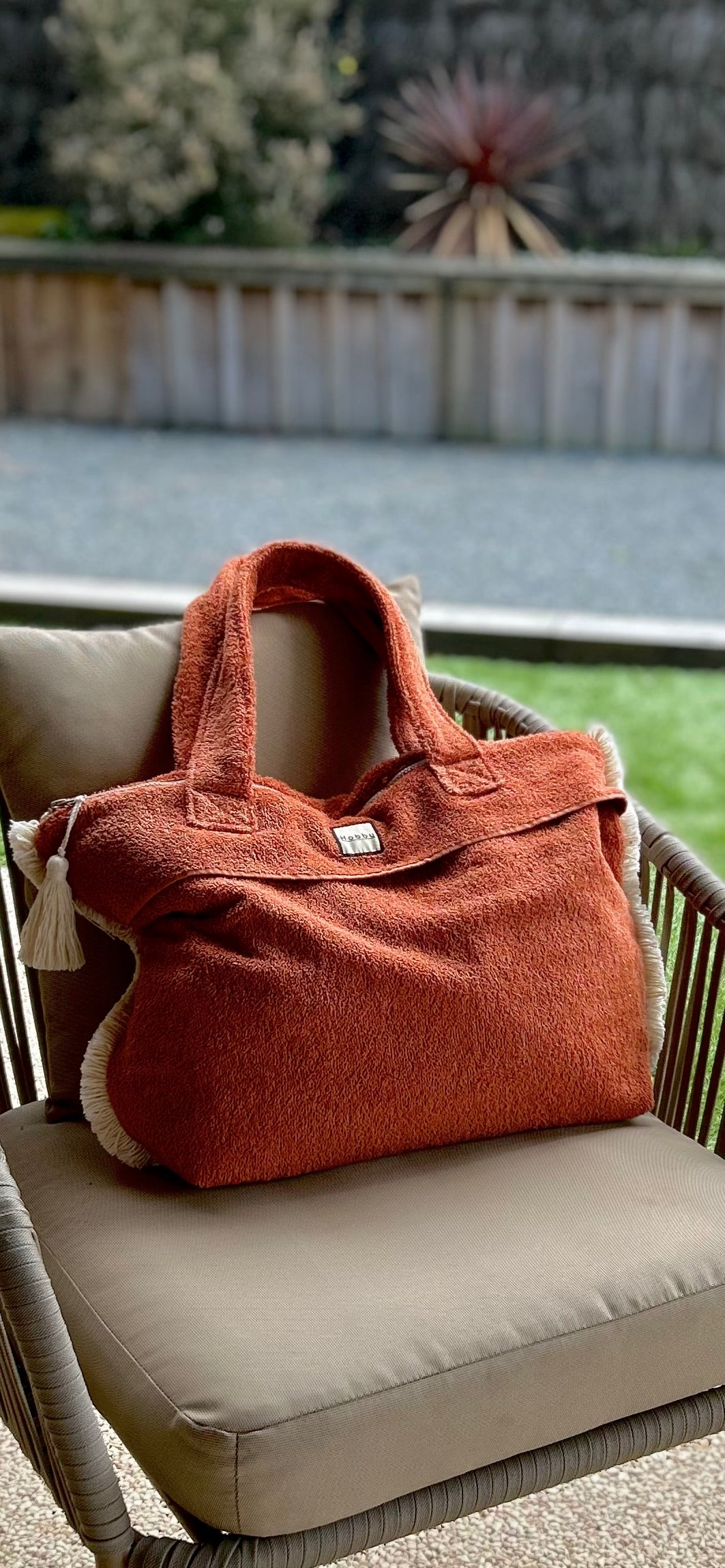 Le cabas BIG Terracotta-Orange brûlée