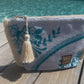 Pochette WEEKEND turquoise