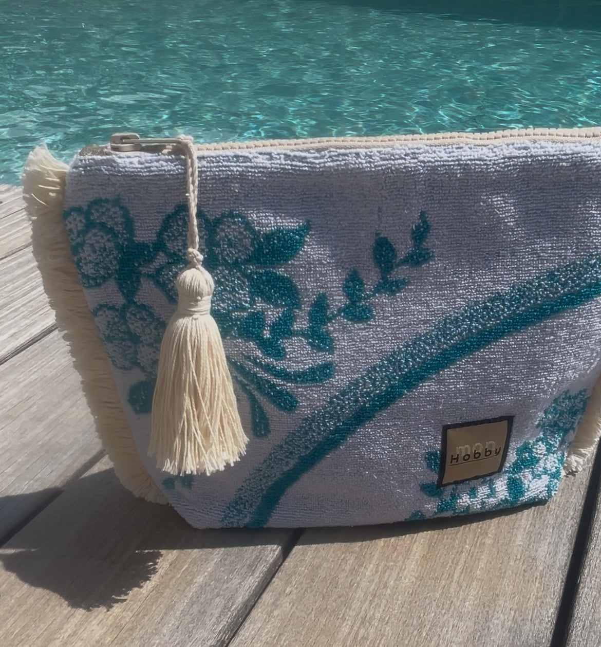 Pochette WEEKEND turquoise