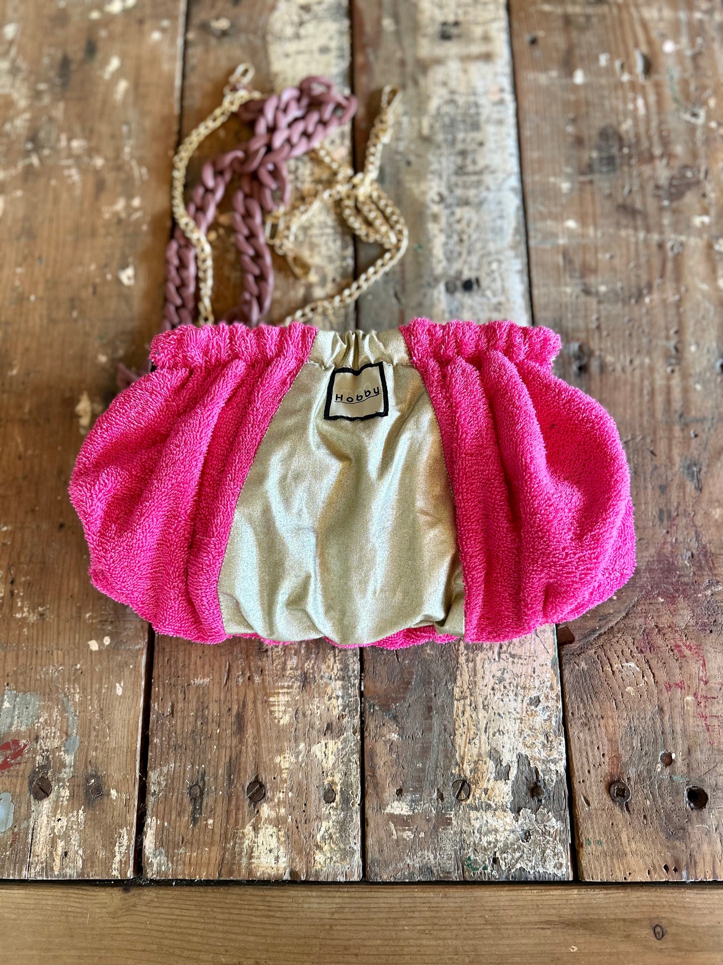 La WAVY combo Fuschia/doré