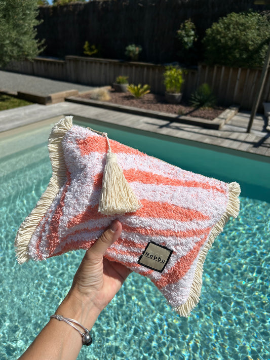 La pochette TRENDY corail savane