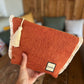 Pochette HUGE Terracotta - Orange brûlée
