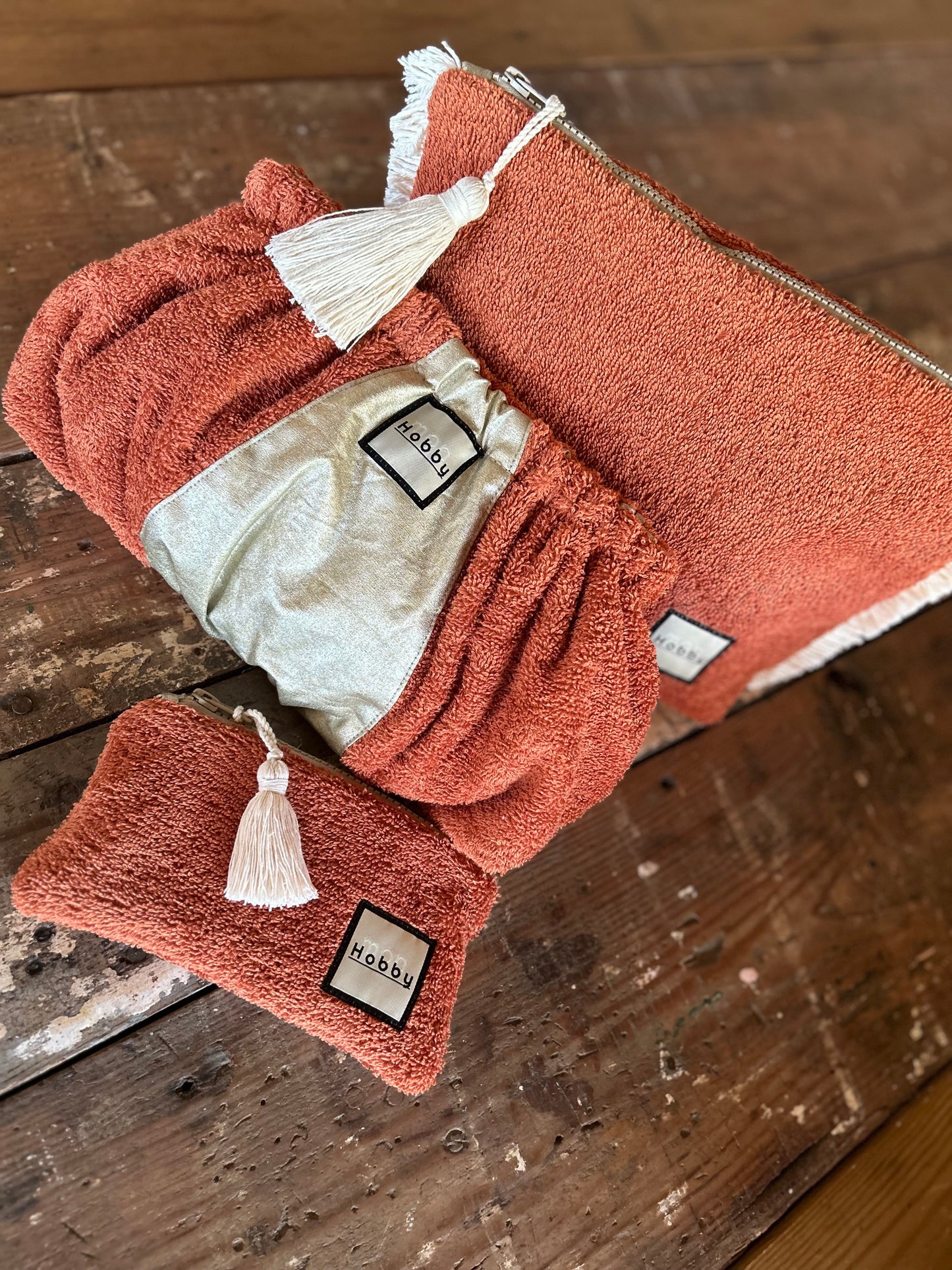 La WAVY combo Terracotta/doré
