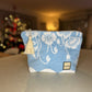 Pochette HUGE XXL blue Flowers